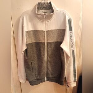 Calvin Klein Full Zip Half Collared Men's M sweatshirt